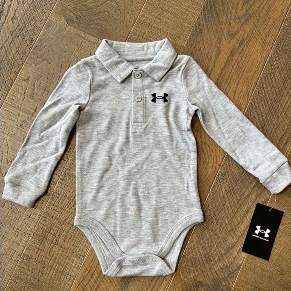 UA Baby Boy Polo Bodysuit